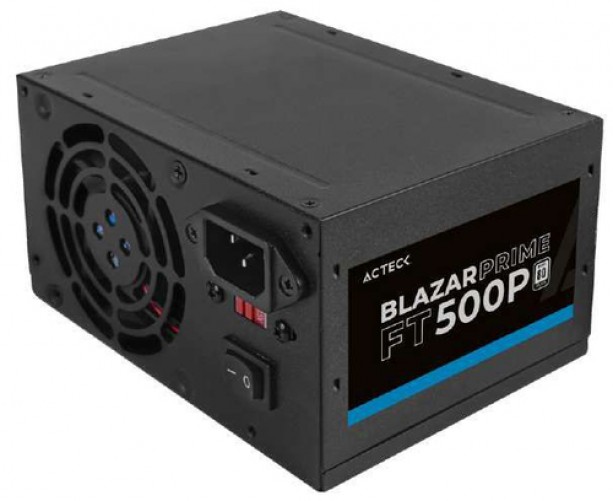 Fuente de Poder Acteck Blazar Prime FT500P, 500W, ATX, 80mm, Negro