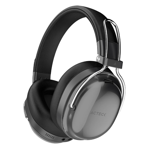 Audífonos Acteck Luxe Pure HP730 Diadema, Inalámbrico y Alámbrico, 3.5 mm, Bluetooth, Negro
