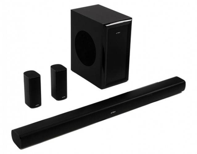 Barra de Sonido con Subwoofer Acteck Dynamic Stage BS700, 5.1 Canales, 180W Rms, Bluetooth, HDMI, USB, Negro