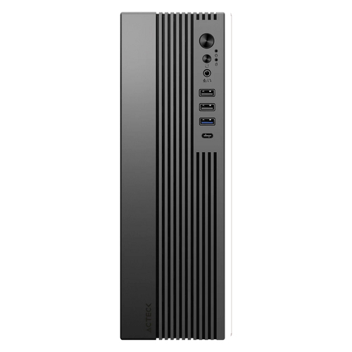 Gabinete Acteck Slim Onex GS450, Mini-tower, Micro-ATX, Lector de Tarjetas, Fuente 400W, 1xventilador, Negro