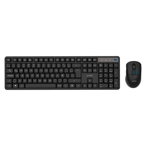 Kit de Teclado y Mouse Acteck Inalambrico Creator Silent Pro MK474, USB, Espanol, Negro