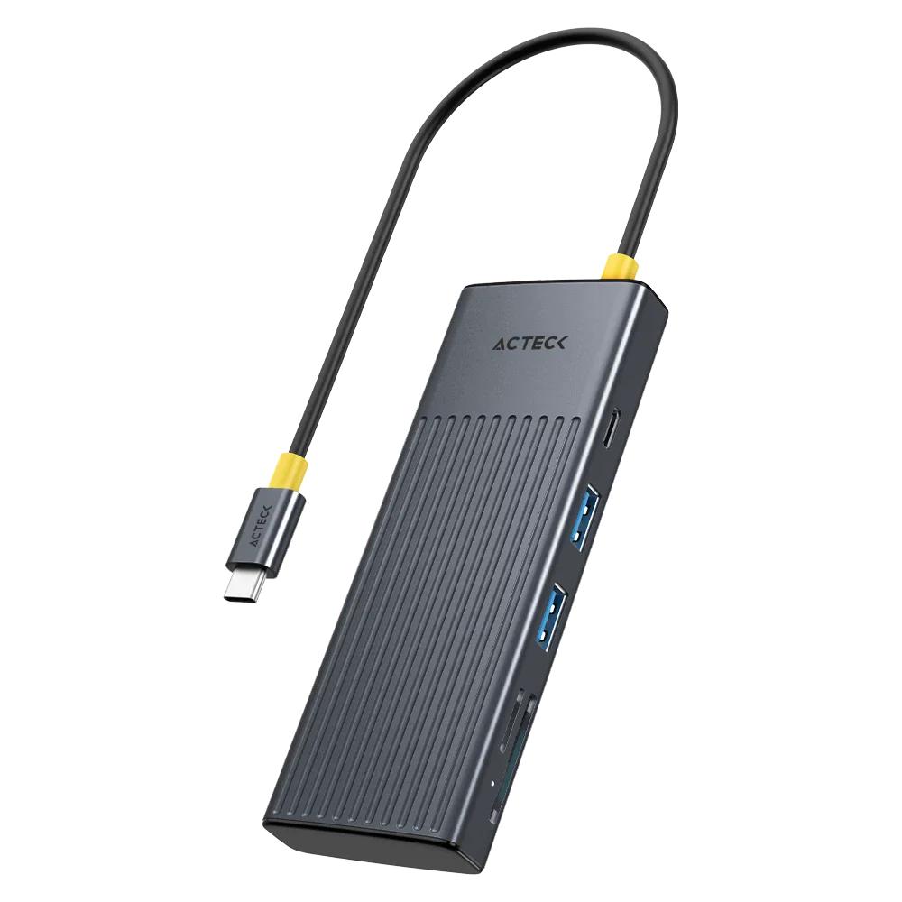 Hub Acteck Nexus Dock Pro HN920, 1XUSB-C, 1XUSB-A 3.0, 1xhdmi, Lector SD/micro SD