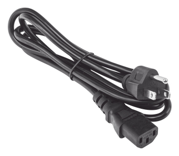 Cables de Poder Epcom AC-CORD-1.8M Hembra, Macho 120-240 V, 1.8 m, Negro