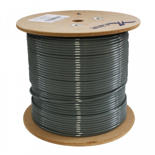 Bobina de Cable Xcase Doble Forro, UTP para Exteriores Categoria 5E, 0.45mm, 305m Gris