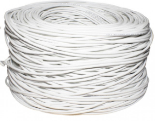 Bobina de Cable Xcase Cat6 UTP, 305 Metros, Blanco