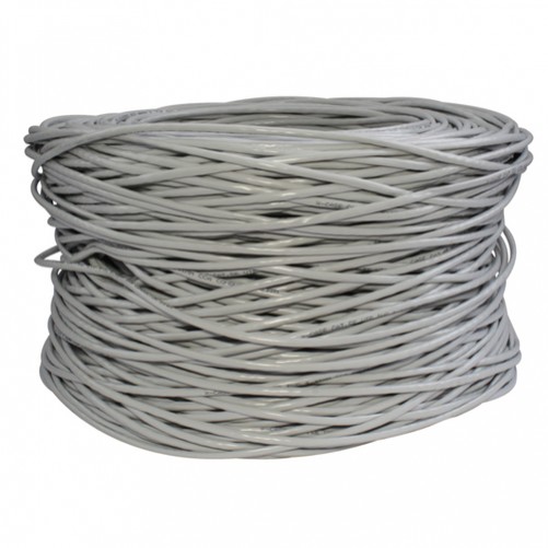 Bobina Xcase UTP Cat6, 305 Metros .50MM, 8 Hilos, Color Gris