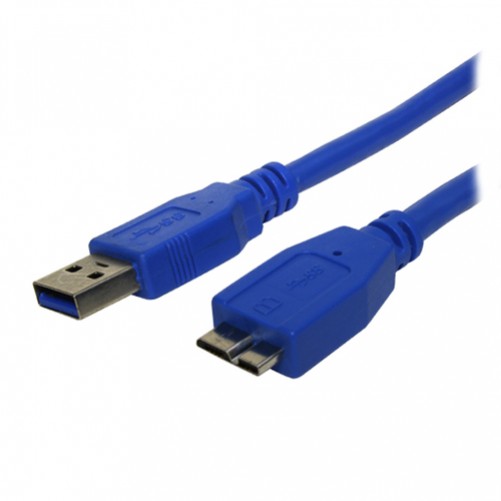 Cable X-case USB 3.0, ACCCABLE45MICB, 1.8 m, de USB A a USB B Transferencia de Datos 480 Mbit/s, Color Azul