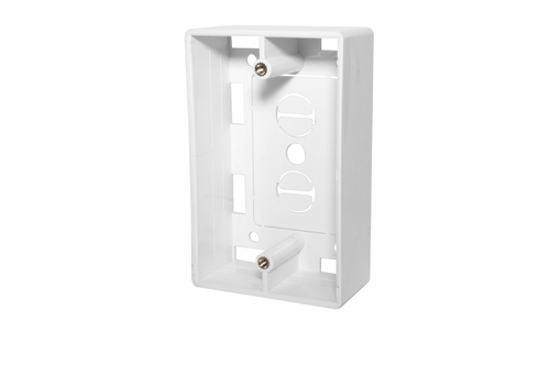 Caja Posterior para Placa de Pared (chalupa)xcase Rectangular 115*70 mm Color Blanco