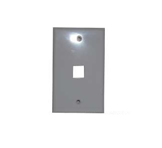 Tapa Xcase (faceplate) para Caja de Pared 1 Perforacion 115*70 mm Color Blanco
