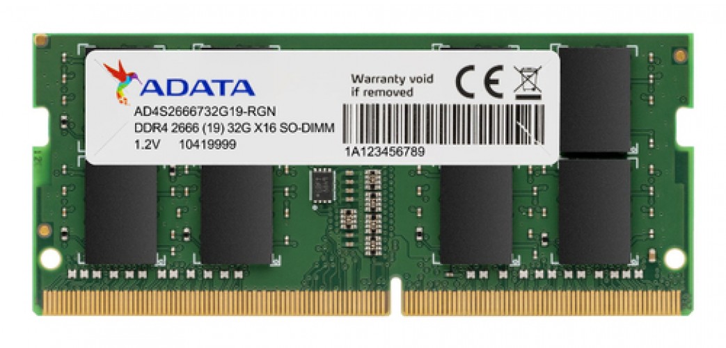 Memoria RAM Sodimm Adata 8GB, DDR4, 2666MHz, PC4 21300