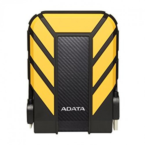 Disco Duro Externo Adata HD710 Pro, 1TB, USB 3.1, 2.5", Grado de Proteccion IPX8/IP6X, Color Negro/amarillo (AHD710P-1TU31-CYL)