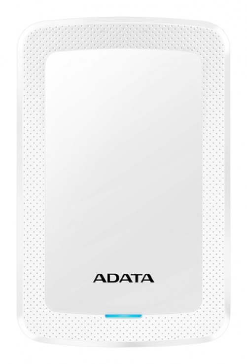 Disco Duro Externo Adata AHV300 2TB, 2.5", USB 3.1, Slim, Blanco