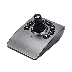 Vivotek AJ-001 - Control de Palanca Joystick para NVR, PTZ y Software Vast 2, Vss Vivotek con 8 Teclas y Conector USB