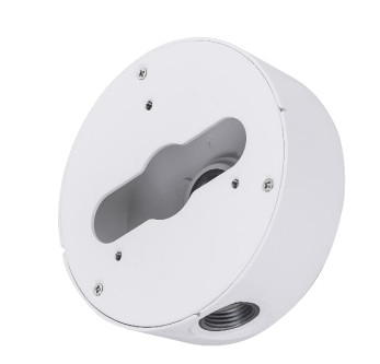 Vivotek AM-71E-V02 - Caja de Conexiones para Exterior, para Camaras Bullet y Domo, Color Blanco, Material de Aleacion de Aluminio