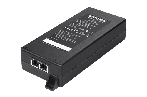 Adaptador PoE Vivotek AP-GIC-011B-090 56 V, 1.61 A, IEEE 802.3, IEEE 802.3ab, IEEE 802.3af, IEEE 802.3at, IEEE 802.3bt, IEEE 802.3U, 2RJ-45
