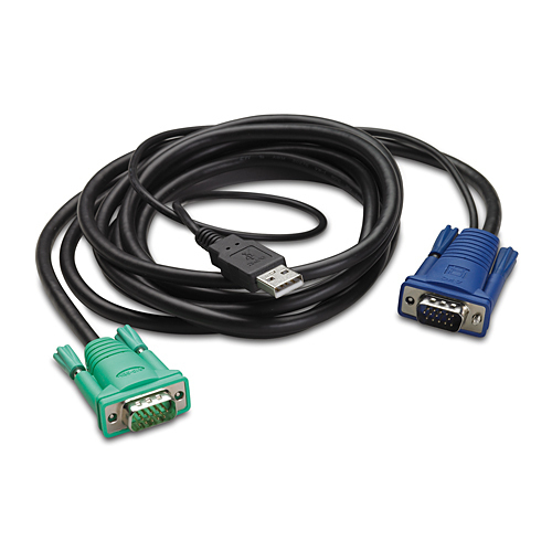 Cables para KVM APC AP5821 1.8 m, USB-A, HD-15