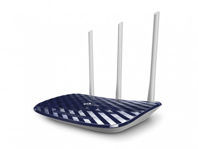 Ruteador Inalámbrico TP-Link AC750 3 Ant., Wi-fi 5 (802.11ac), 4 RJ-45, 433 Mbit/s, Negro, Blanco