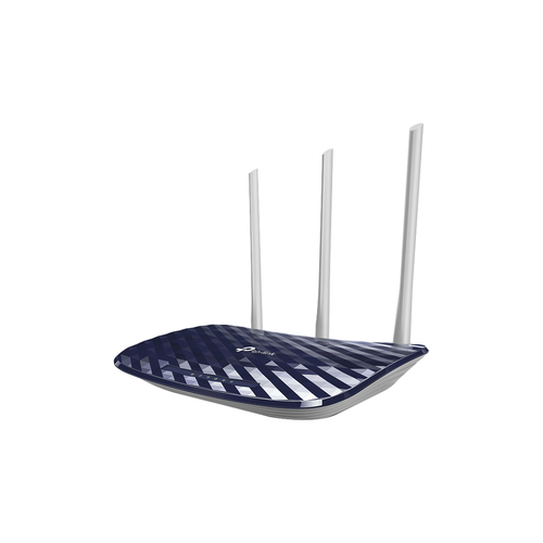 Ruteador Inalambrico TP-Link ARCHER-C20W AC1200, 4 Antenas, Doble Banda (2,4 GHZ/5 Ghz), Wi-fi 4 (802.11n), 433 Mbit/s, Negro, Plata,