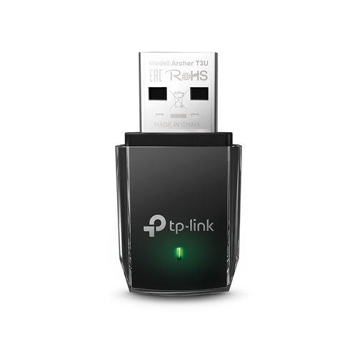 Adaptador de Red TP-Link USB3.0 AC1300 Mini 5GHz/2.4GHz a 867Mbps/400Mbps Soporta 64/128 Bit Wep WPA/WPA2