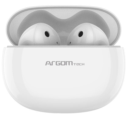 Audífonos Argomtech Skeipods E56 Intra Auditivo, True Wireless Stereo (tws), USB, Bluetooth, Blanco