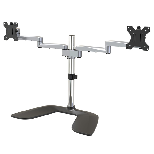 Soportes de Pantalla Startech.com Color Negro, Plata, Material Aluminio, Plástico, Acero