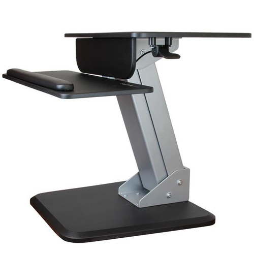 Soporte Startech.com Estación de Trabajo de Pie y Sentado Soporte Multimedia, Hasta 30", Negro, Plata