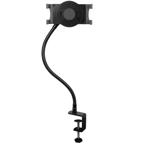 Soporte con Cuello de Cisne para Tablet de 7 A 11 Pulgadas, Mordaza para Mesa de Escritorio con Rotación 360