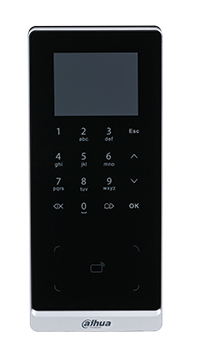 Control de Acceso Dahua Technology ASI2201H-DW Lector de Huella No, 30000 Usuario(s), con Lector de Código de Acceso, con Lector de Tarjeta, 30000 Tarjetas, Pantalla 6.1 cm (2.4"), LCD