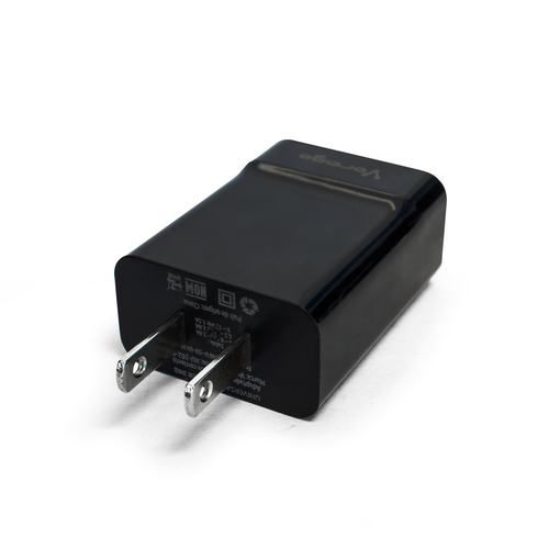 Cargador USB Vorago AU-302-BK, Carga Rapida 3.0, 1 Puerto USB Inteligente 1.5A/2.0A/3.0A, Negro