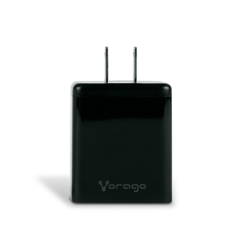 Cargador Vorago AU-350-BK, 5V, 3a, 9V, 1xusb 2.0 Tipo A, 1xusb Tipo C, Negro