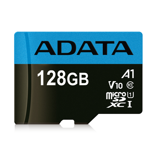 Memoria Micro SDXC Adata Premier V10, 128GB, UHS-I, Class 10, Adaptador SD