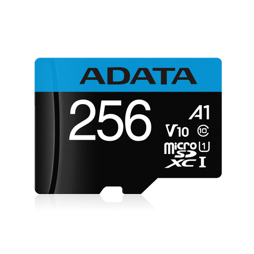 Memoria Micro SDXC Adata Premier V10, 256GB, UHS-I, Class 10, Adaptador SD