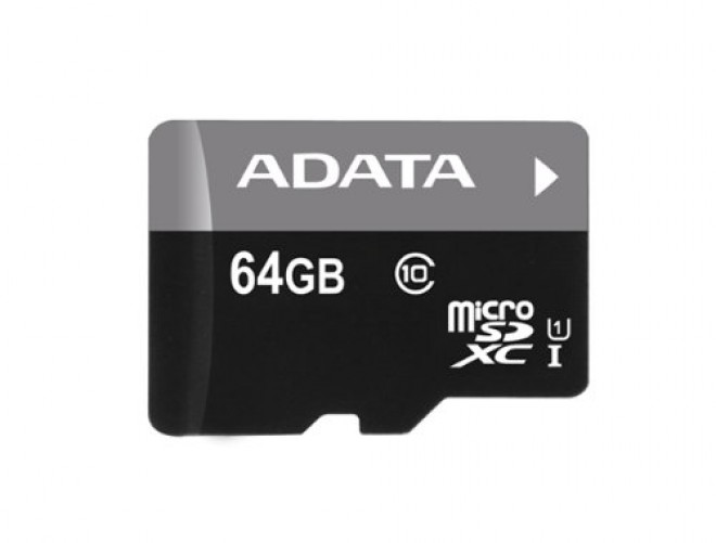 Memoria Micro SD Adata UHS-I 64GB Class 10 con Adaptador SD