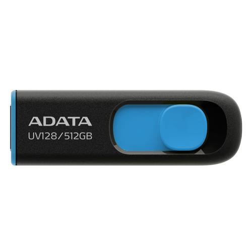 Memoria USB Adata 512GB, USB Tipo A, Color Negro/azul