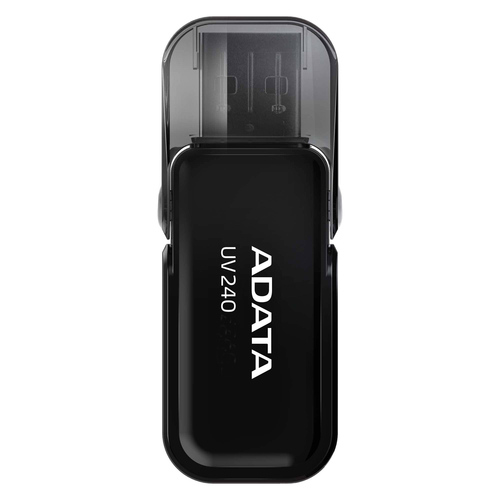 Memoria USB Adata UV240, 32GB 2.0, Factor de Forma Tapa, Color Negro