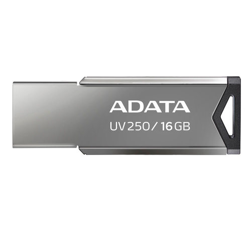 Memoria USB Adata UV250 16GB, 2.0, Metalica, Color Plata