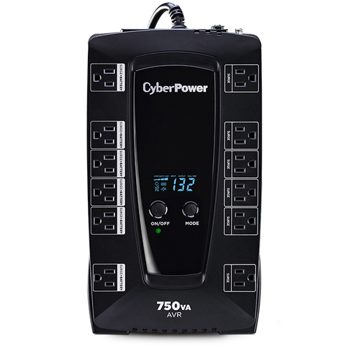 No Break Cyberpower 450W, 780VA, 7.5 min de Respaldo, 3x RJ11, 12 Contactos