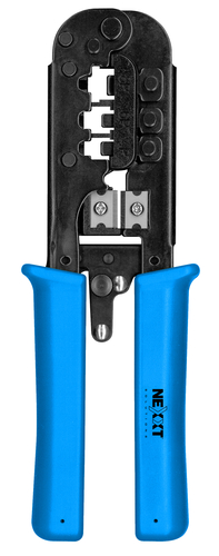 Tenaza Nexxt Modelo AW250NXT17 Modular Prensa Terminal PRO3 (RJ45, 6P6C/RJ12, 6P4C/RJ11, 6P2C, 4P4C, 4P2C) PTKCTR3RTST3S