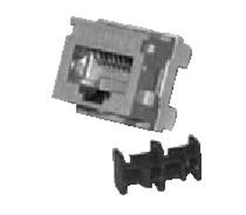 Conector Belden Gigaflex Ps6+ Module, Keystone-style - T568A/B, Black, Negro