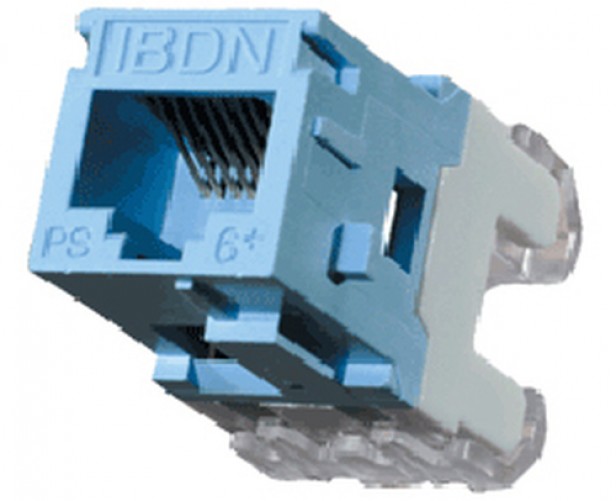 Conector Belden AX101326 Certificación Fcc Part 68, Subpart F, Iec 60603-7, Rohs, Color Azul