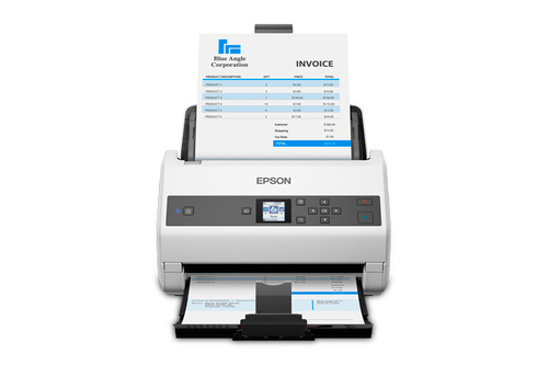 Escaner Epson Workforce B11B251201 Resolución 600 x 600 dpi, Escáner a Color, USB, Gris, Blanco