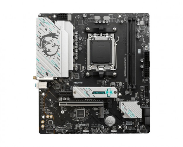 Tarjeta Madre MSI B650M Gaming WiFi, Socket AM5, 2x DDR5 7800MHz, 2x M.2, 1x HDMI, Micro-ATX