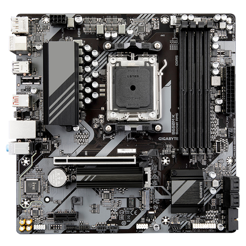Tarjeta Madre Gigabyte B650M K, Micro-ATX, Socket AM5, 128GB DDR5, HDMI/DP