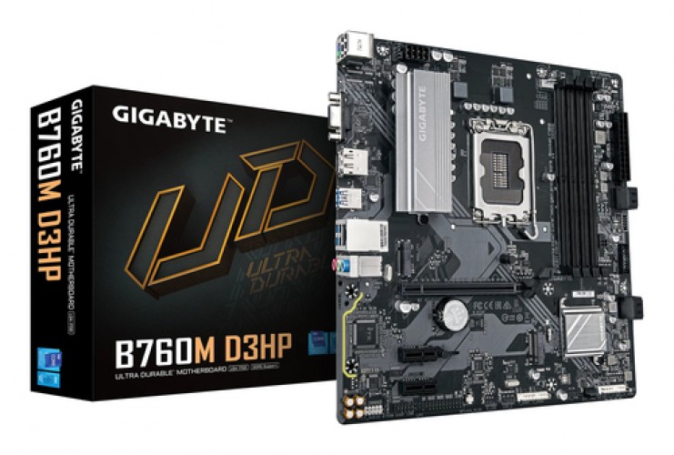 Tarjeta Madre Gigabyte B760M D3HP, Lga 1700, 4 DDR5-SDRAM