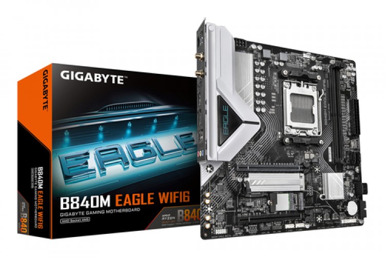Tarjeta Madre Gigabyte B840M Eagle WIFI6, Socket AM5, 2 DDR5-SDRAM, WiFi