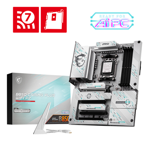 Tarjeta Madre MSI B850 Gaming Plus WiFi Pz Socket AM5, 4 DDR5-SDRAM, WiFi, Btf