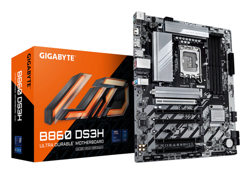 Tarjeta Madre Gigabyte B860 DS3H, ATX, Lga 1851, 256GB DDR5, HDMI/DP para Intel
