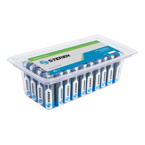 Batería Steren BAT-AAA40 Alcalino, 1.5 V