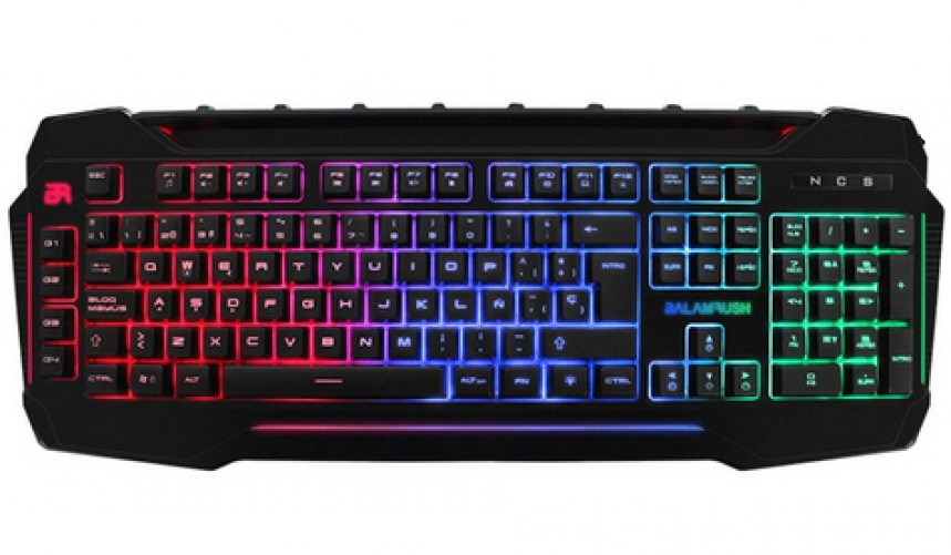 Teclado Gaming Balam Rush Murder, Anti-ghosting, Macro Programable, Iluminacion LED, 3 Colores, 13 Teclas Multimedia, USB 2.0, Color Negro (br-929646)