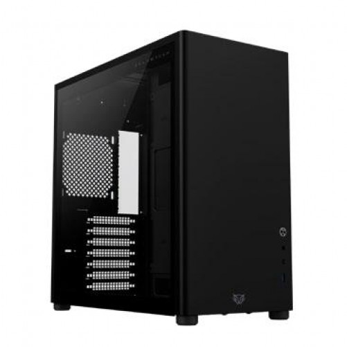Gabinete Balam Rush Eris Jet GM985, Midi-tower, ATX/micro-ATX/mini-itx, Cristal Templado, Negro